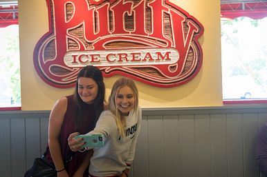 Image of Students at Purity Ice Cream