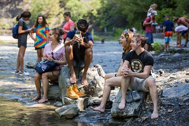 Image of Students at Taughannock Falls State Park