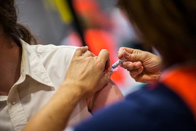 Image of Person Receiving Vaccination